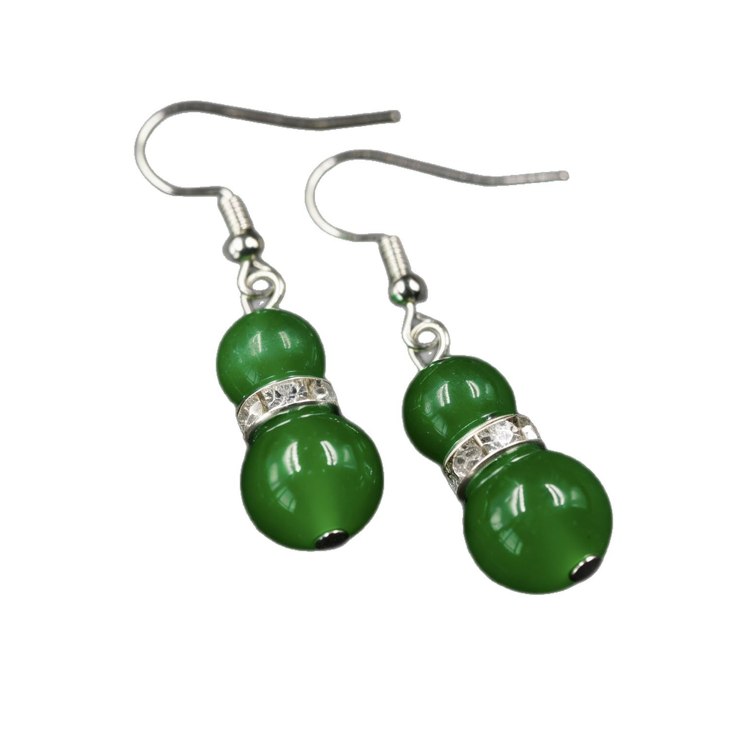 Mom Chain Three-piece Emerald Mother's Day Gift Necklace
