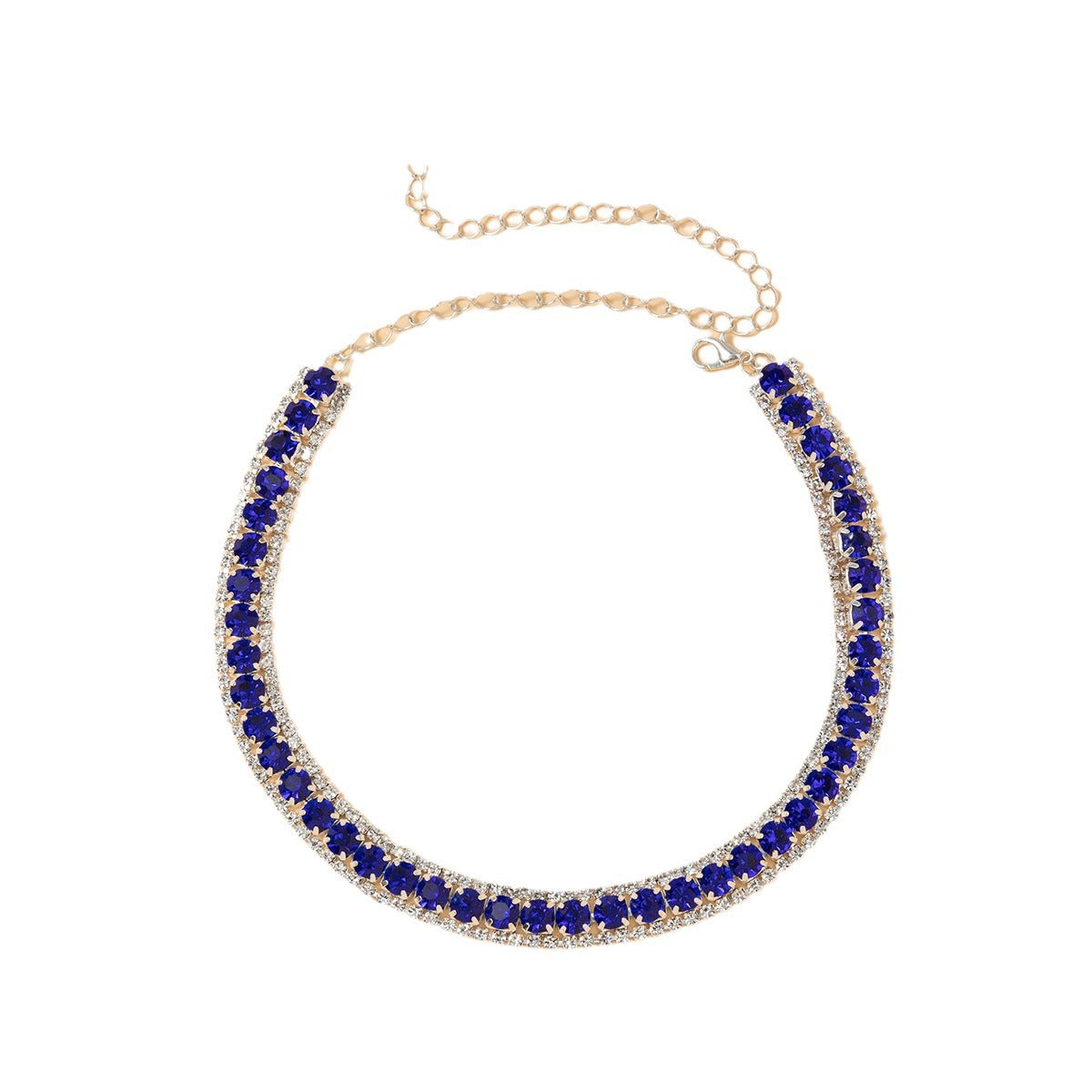 Diamond Square Light Luxury Clavicle Chain Elegant Necklaces
