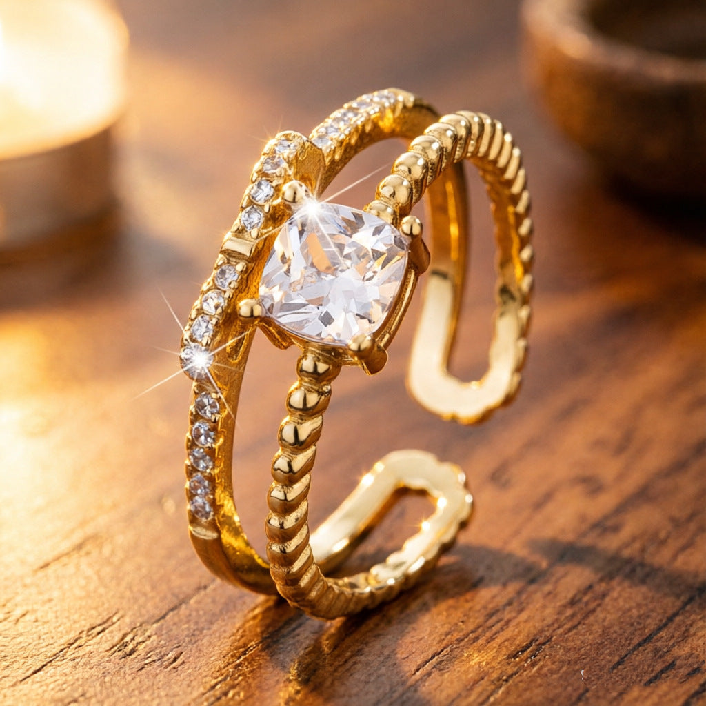 Korean Live Adjustable Mouth Creative For Ring