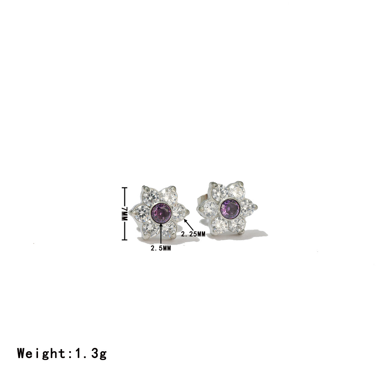 Inlaid Full-jeweled Female Design Senior Elegant Stud Earrings