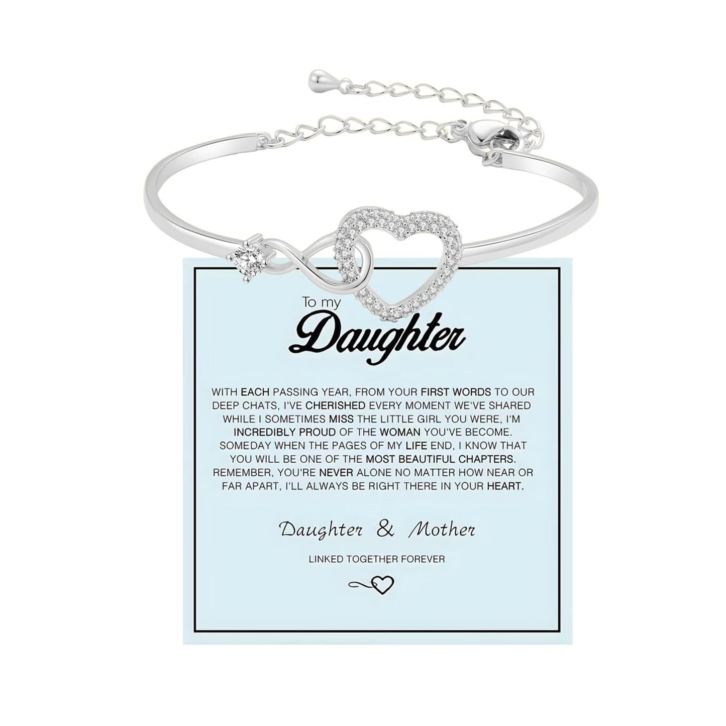 Women's Symbol Stainless Steel Hollow Loving Heart Bracelets