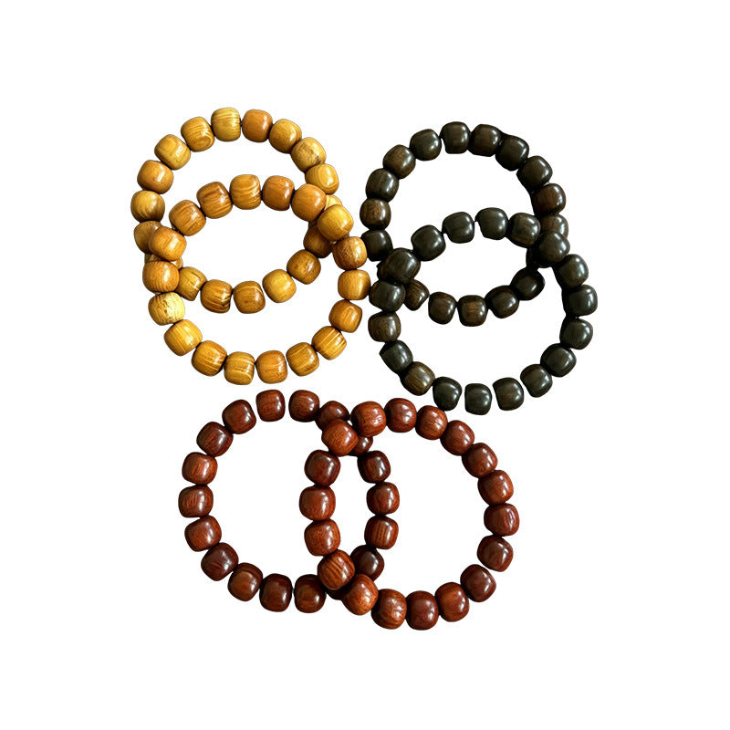 Women's & Men's Wooden Ethnic Style Craftwork Hand Pieces Beads String Bracelet