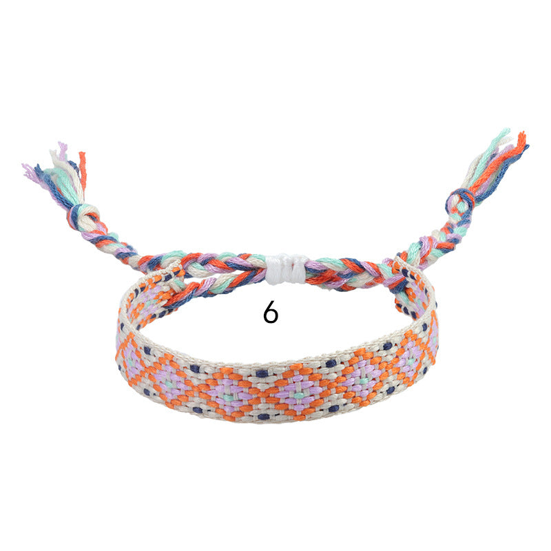 Woven Nepal Ethnic Style Lucky Friendship Bracelets