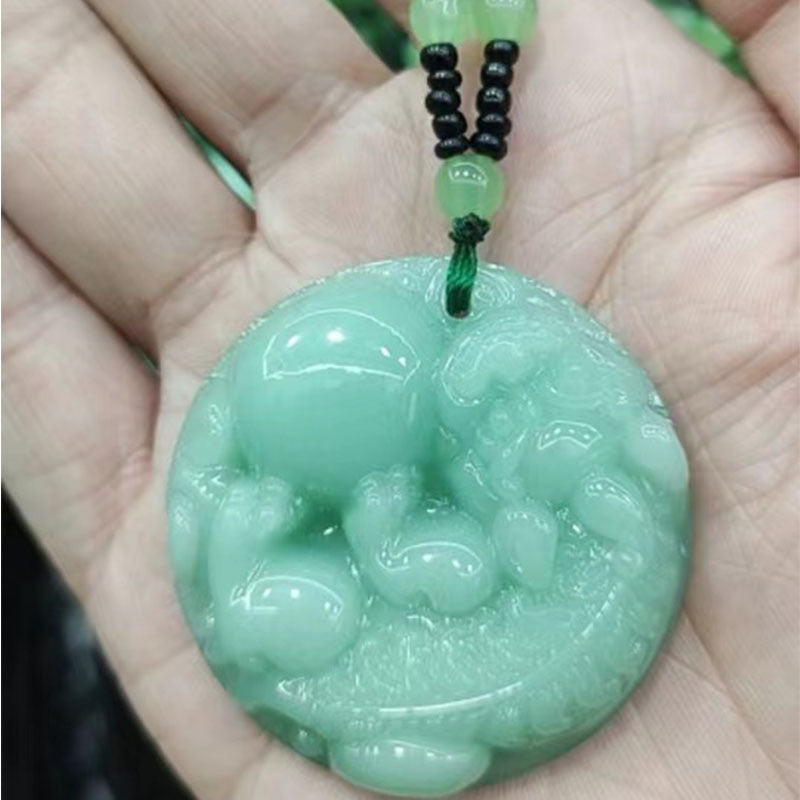 Jade Bamboo Graceful Fashionable Personalized Clothing Necklaces