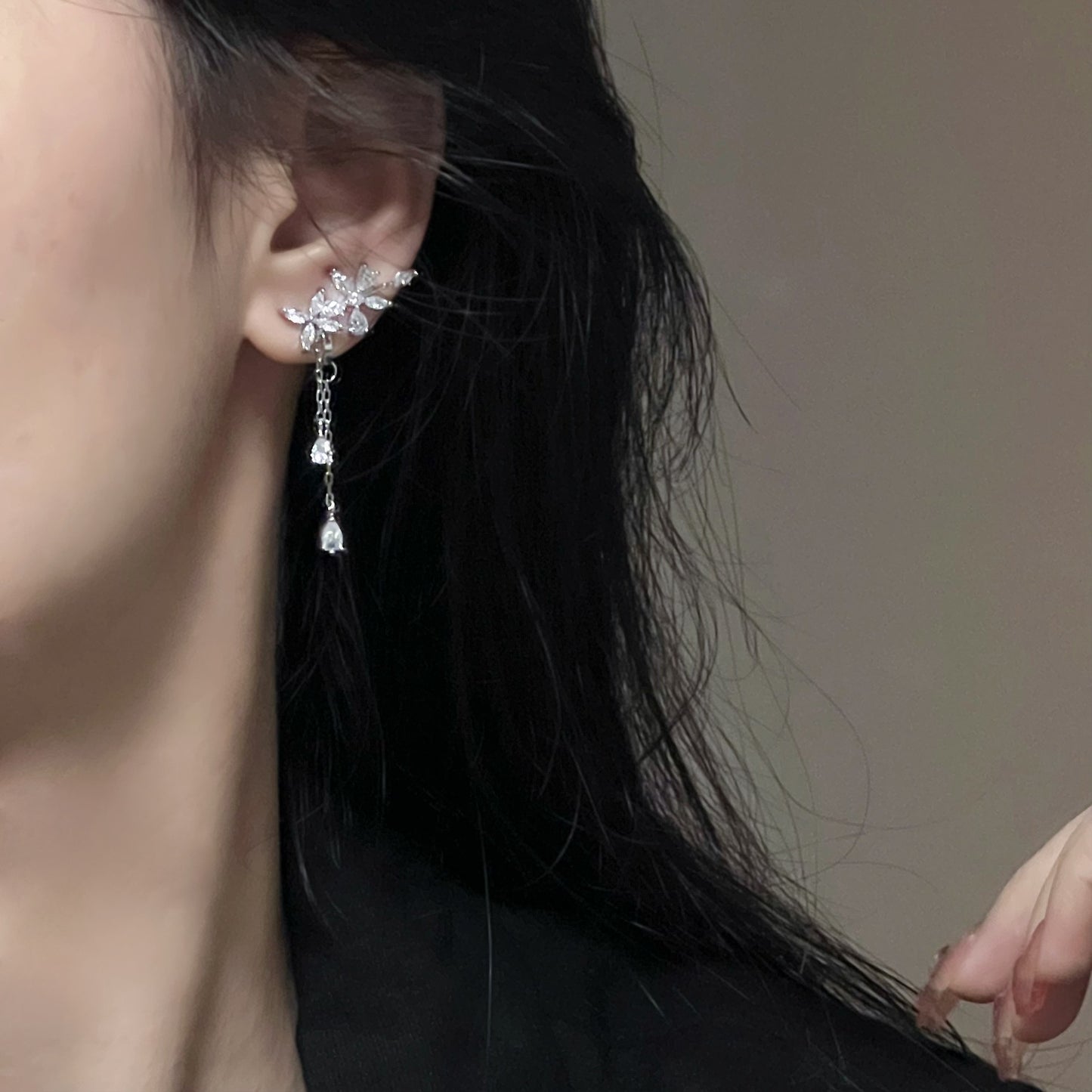 Female Super Fairy Mori Style Tassel Earrings