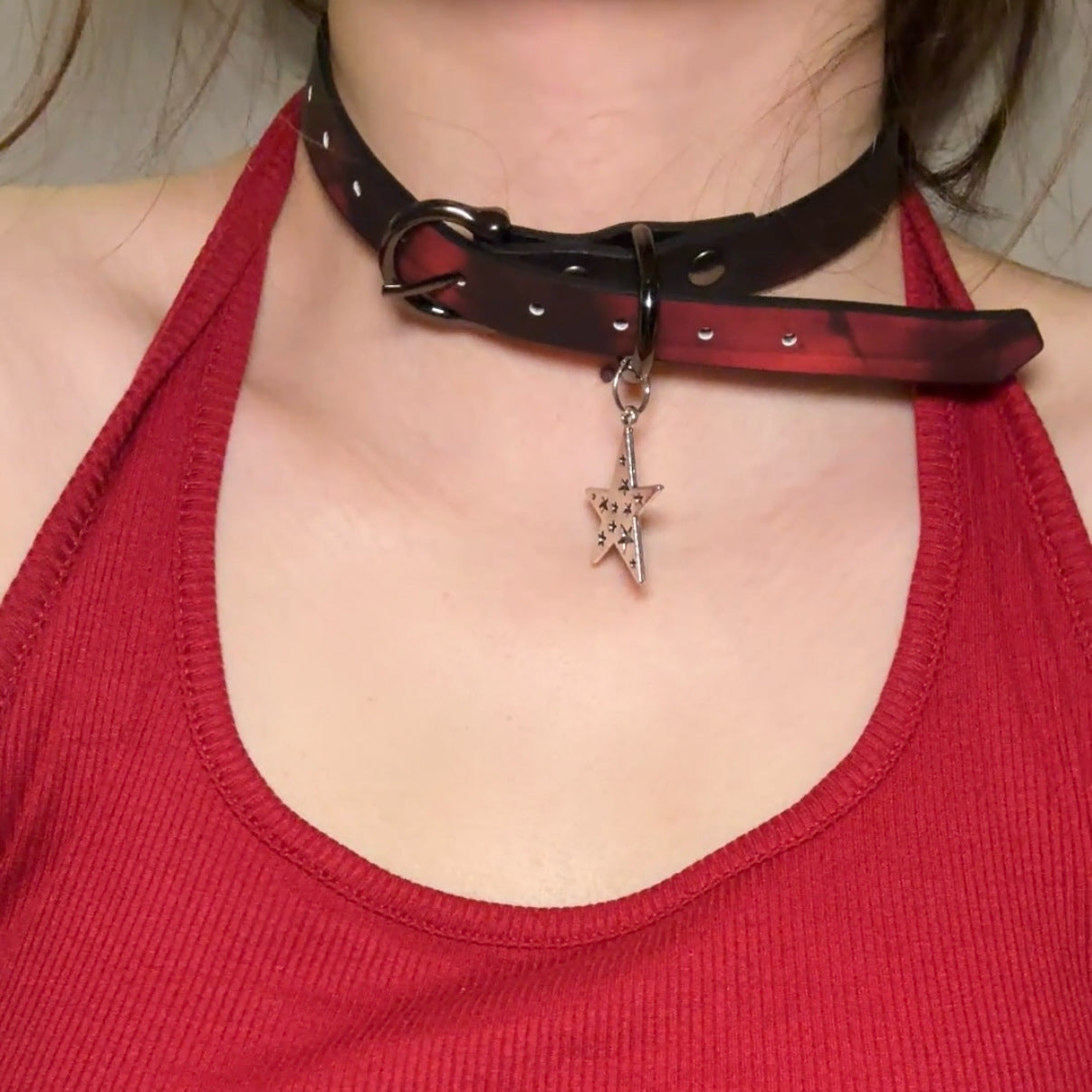 Women's Warm Color Changing Leather Hot Senior Clavicle Collar
