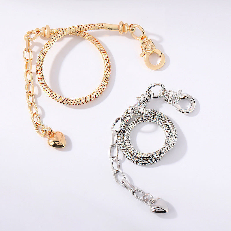 Women's High-grade Heart Light Luxury Metal Fashion Bracelet