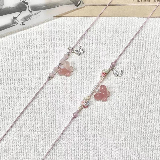 Rope Elegant High Sense White Clavicle Necklaces
