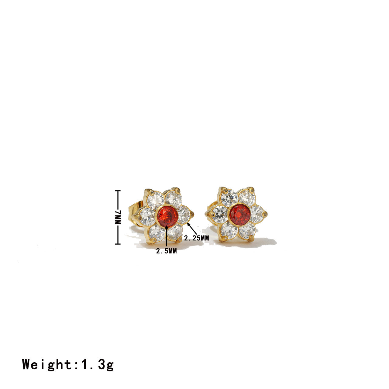 Inlaid Full-jeweled Female Design Senior Elegant Stud Earrings