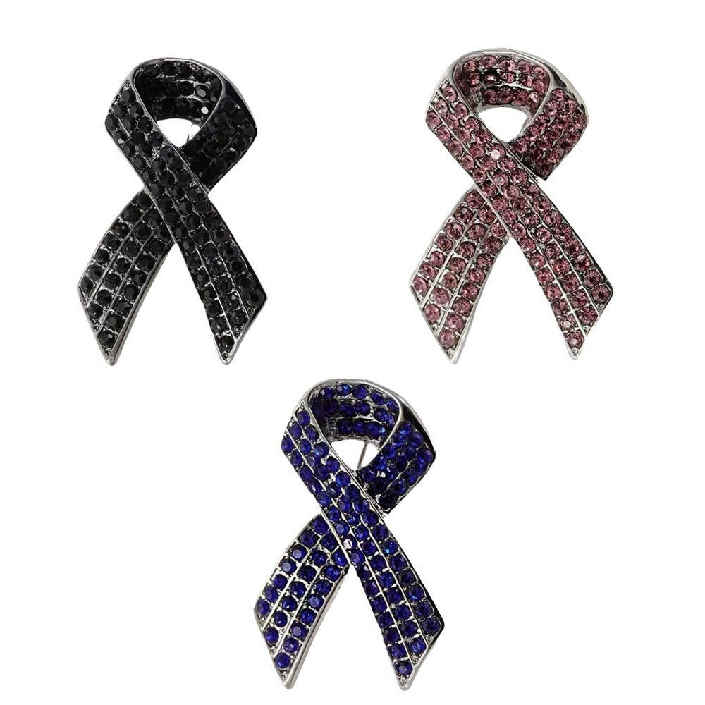 Style Fashion Pink Ribbon Brooch Senior Alloy Brooches
