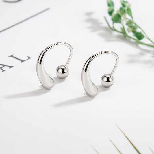 Women's Cold Water Drop Screw Small Refined Simple Ear Hook
