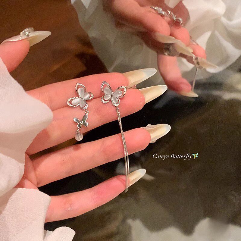 Women's Stone Ear Graceful Geometric Love High-grade Earrings