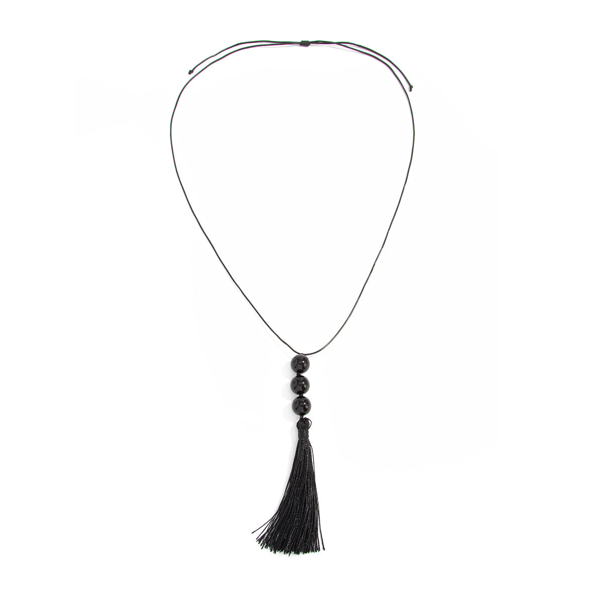 Style Resin Ball Simple Stylish Adjustable Necklace