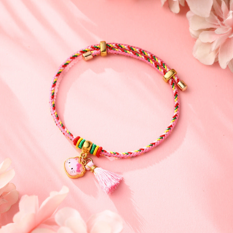 Children's Hundred Dragon Boat Festival Colorful Braided Rope Batches Of Goods Bracelets