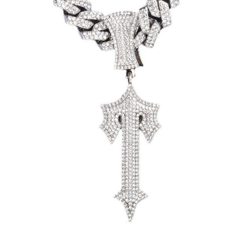 Hop Diamond Letters Popular High Quality Cuban Link Pendants