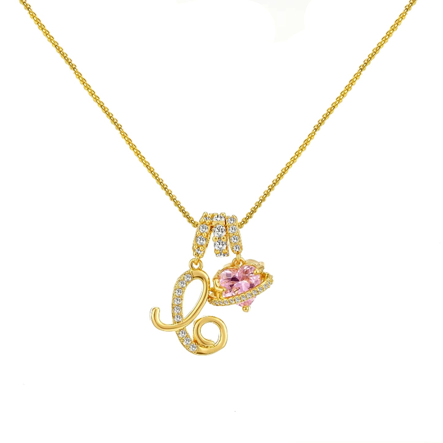Dopamine English Letter Light Luxury Minority Necklaces