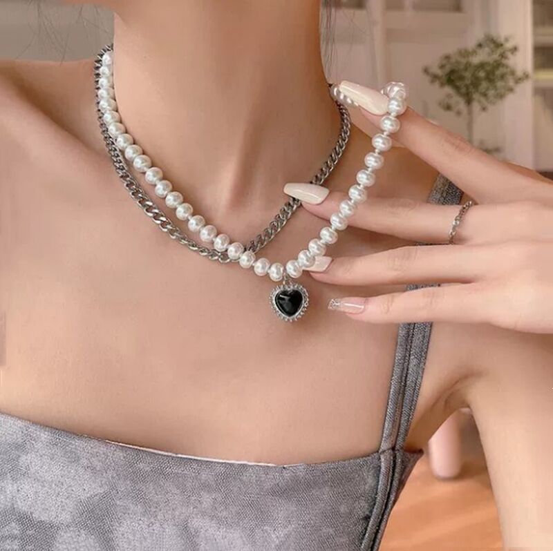 Layer Twin Clavicle Chain Cold Style Necklaces