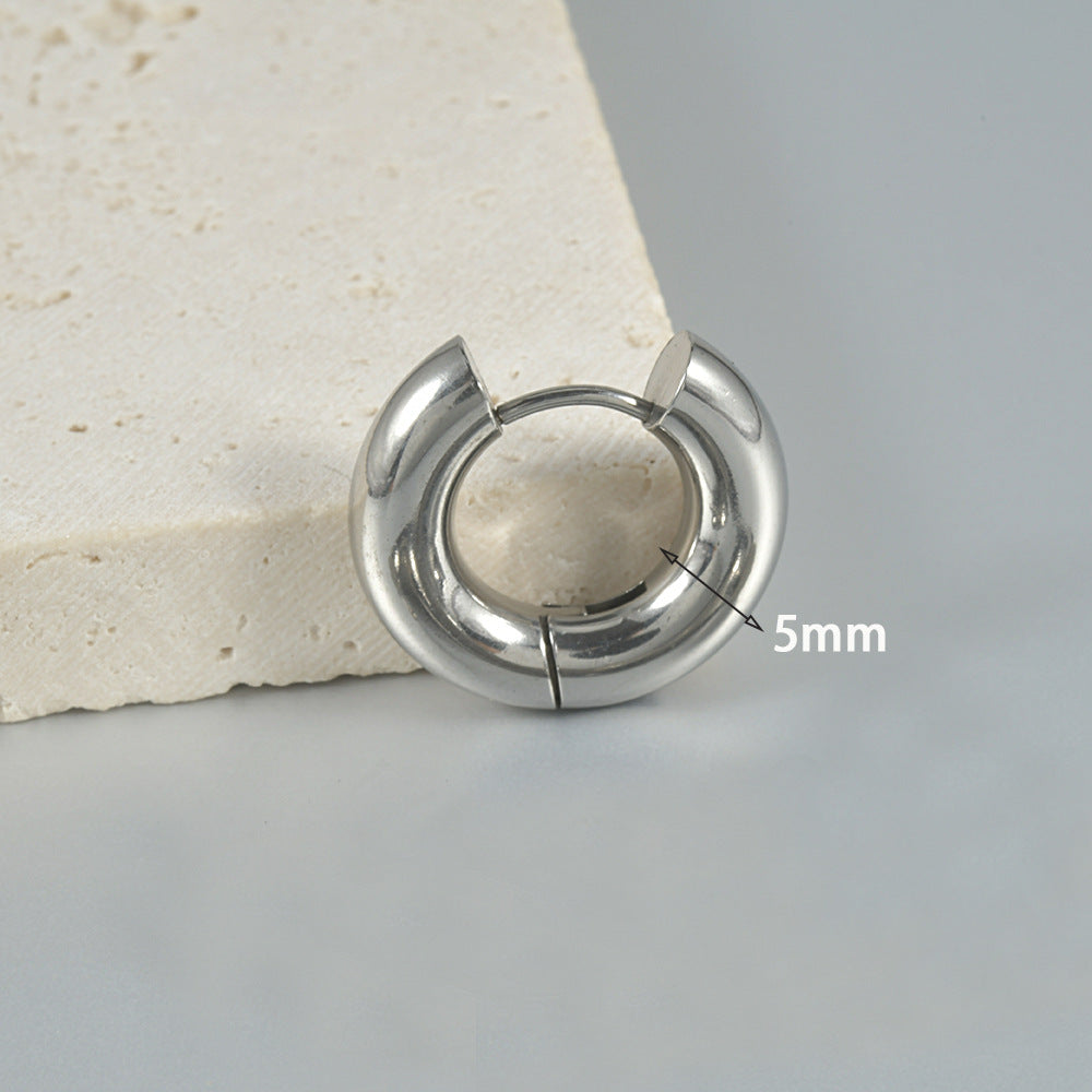Women's & Men's Ear Clip Simple Personality Fake Auricle Earrings