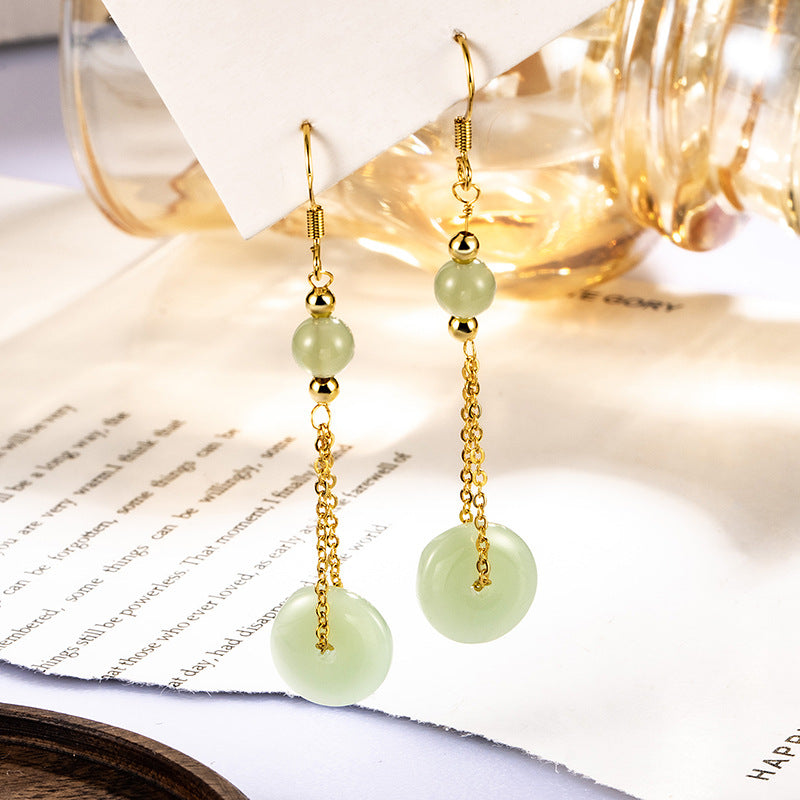 Style National Dynasty Ping An Xi Le High Imitation Ear Hook