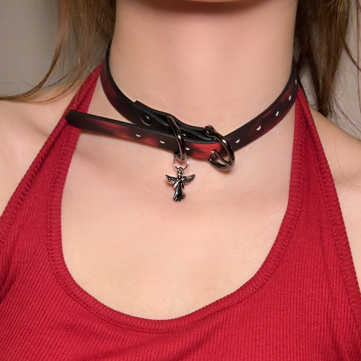 Women's Warm Color Changing Leather Hot Senior Clavicle Collar