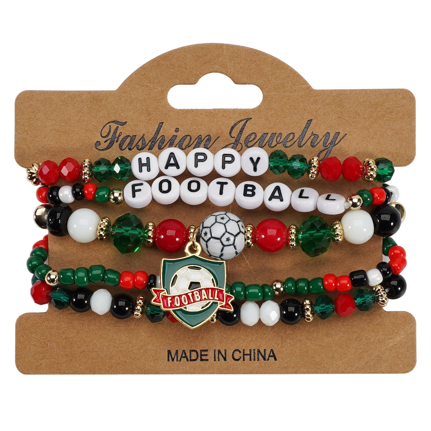 Women's & Men's American Mexico World Cup Football Fans Shoes Element Bracelets