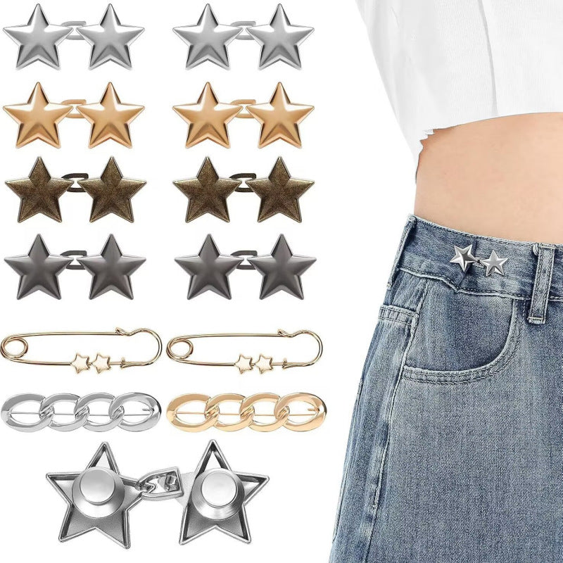 Women's Of Trousers Pin Artifact Fixed Clothes Buckle Brooches