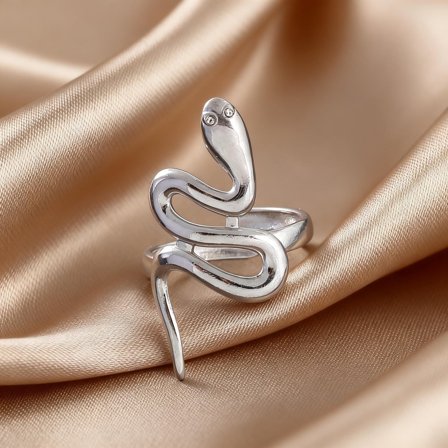 Steel Open-end Niche High-grade Fashion Trend Affordable Luxury Style Ring