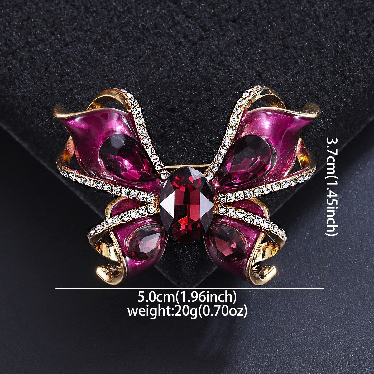 Women's & Men's Elegant Brooch Alloy Rhinestone Niche Design Business Corsage Brooches