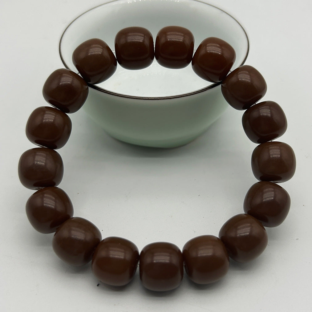 Caramel Full Color Single Circle Chicken Bracelet