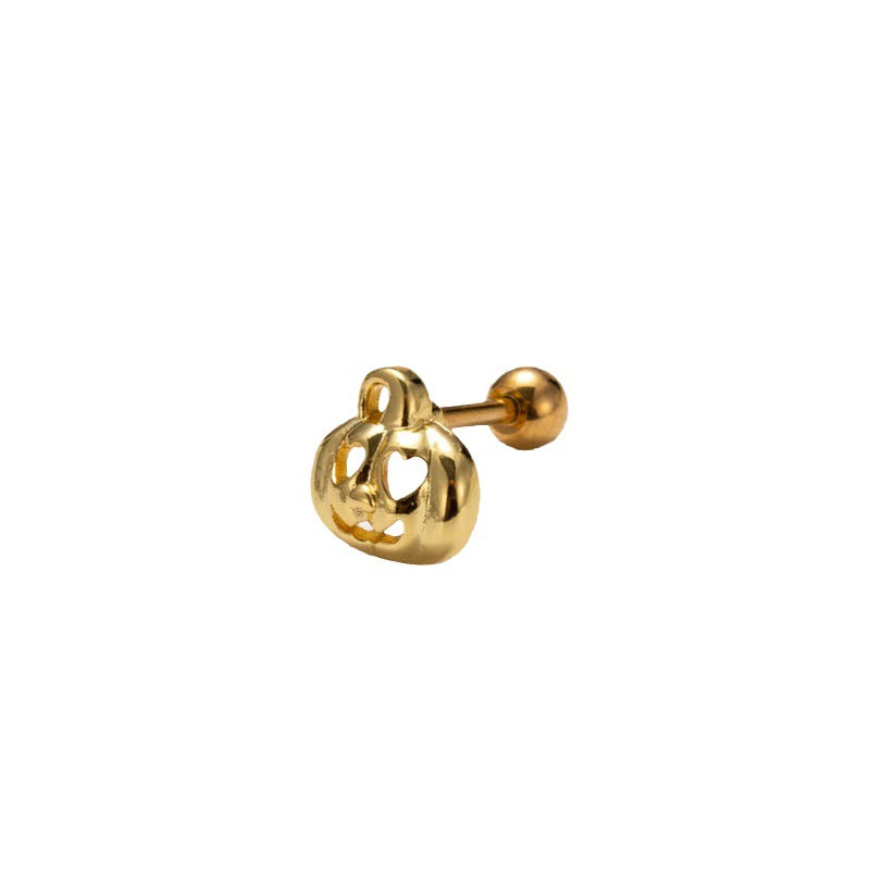 Halloween Little Devil Pumpkin Funny Trendy Earrings
