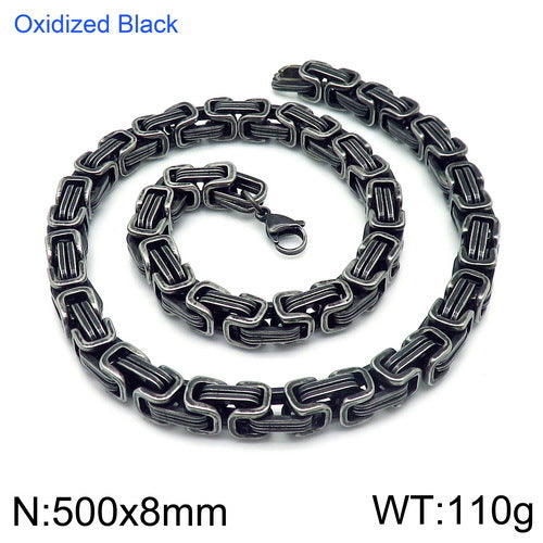 Men's Fashion Domineering Emperor Chain Titanium Steel Necklaces