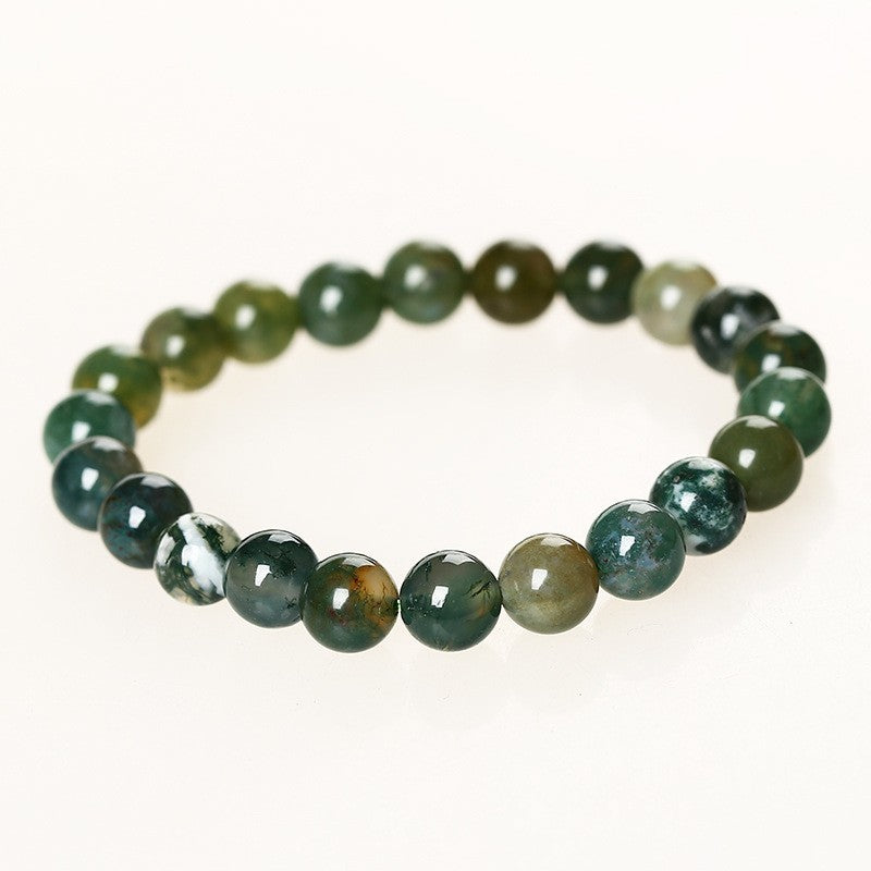 Women's Natural Pink Crystal Agate Tiger Eye Bracelet