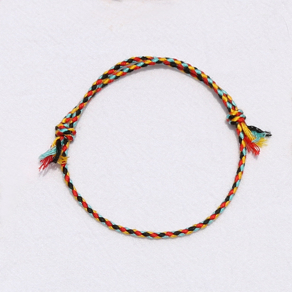 Hand-woven Tibetan Hand Rub Thread Carrying Bracelets