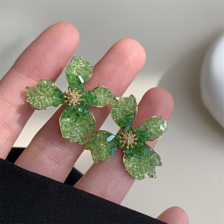 Green Ear Super Hot Premium Niche Earrings