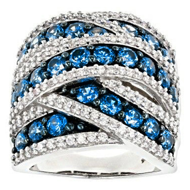 Women's Advanced Magazine Style Exaggerated Shank Court Sense Ring