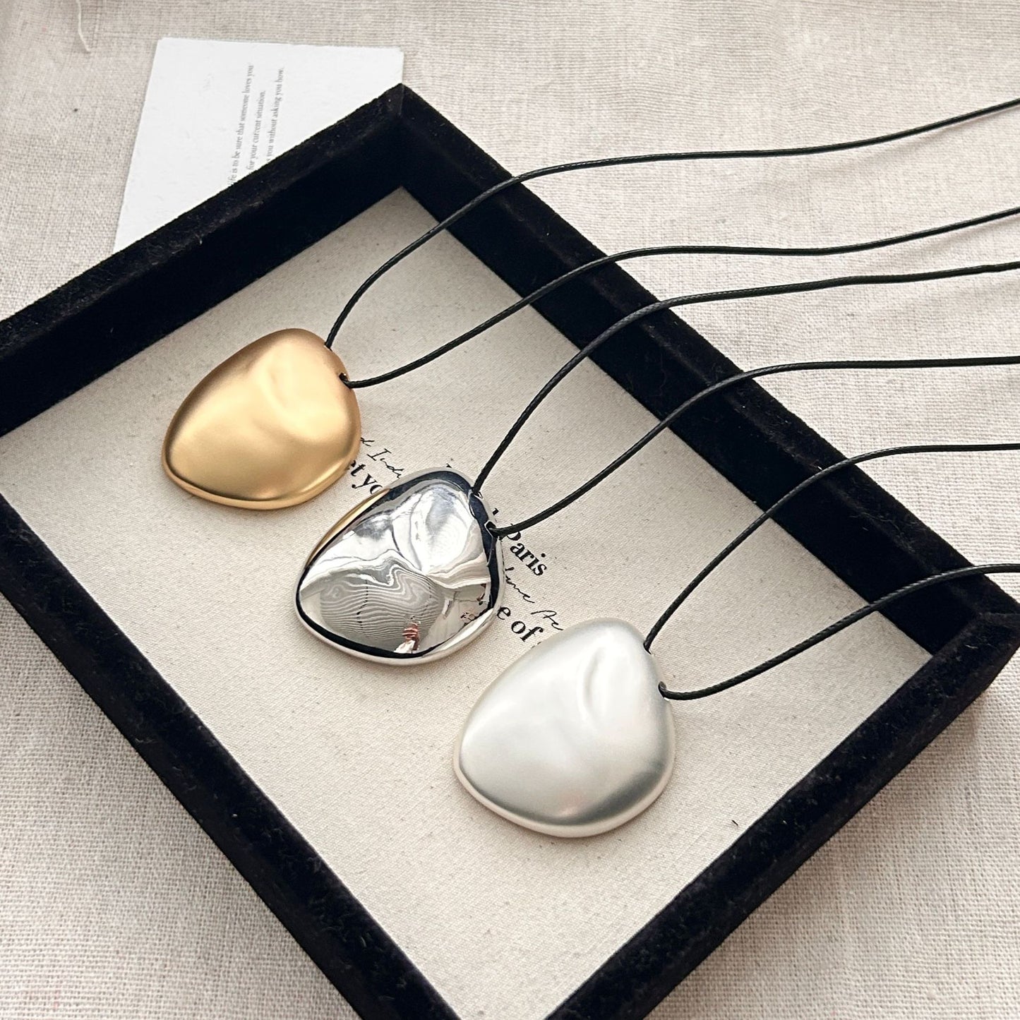Design Irregular Brushed Simple Fashion Frosted Necklaces