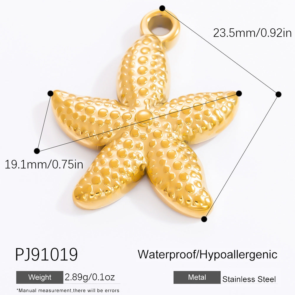 Classy Stylish Stainless Steel Gold-plated Design Jewelry Accessories