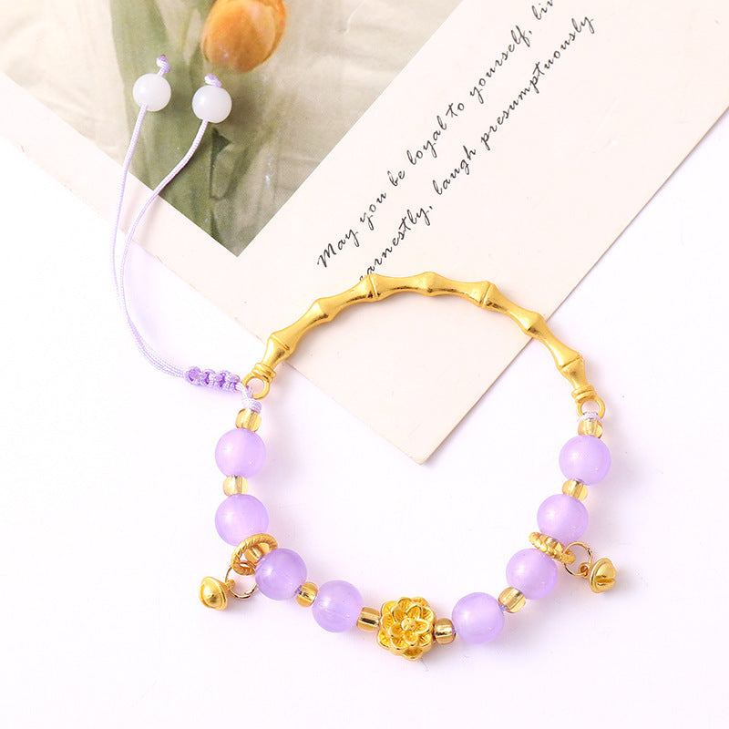 Graceful Crystal Super Moonstone Couple Girlfriends Bracelet