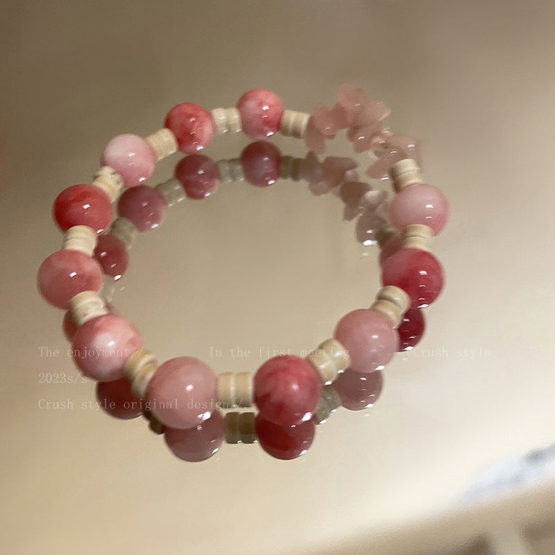 Style Beaded Weave National Female Design Ancient Cool High Bracelet