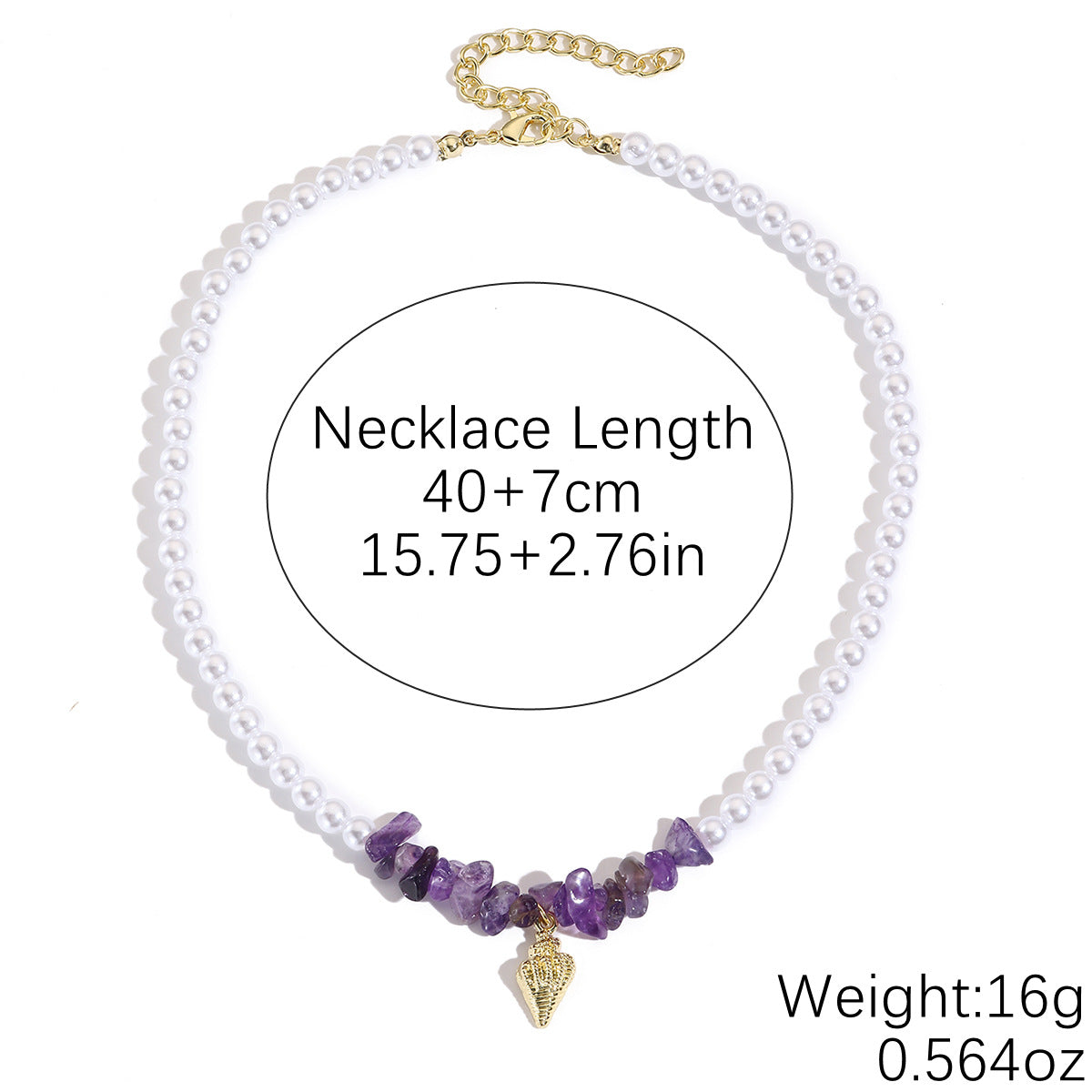 Style Shell Pearl Handmade Beaded Natural Necklace