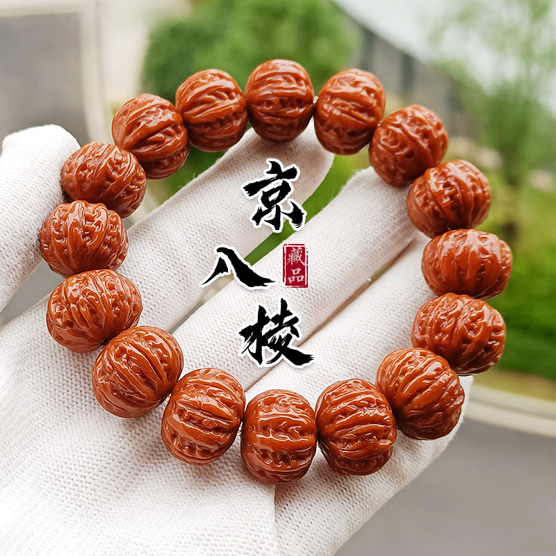 Women's & Men's Small Walnut Boutique Single Circle Cultural Bracelets