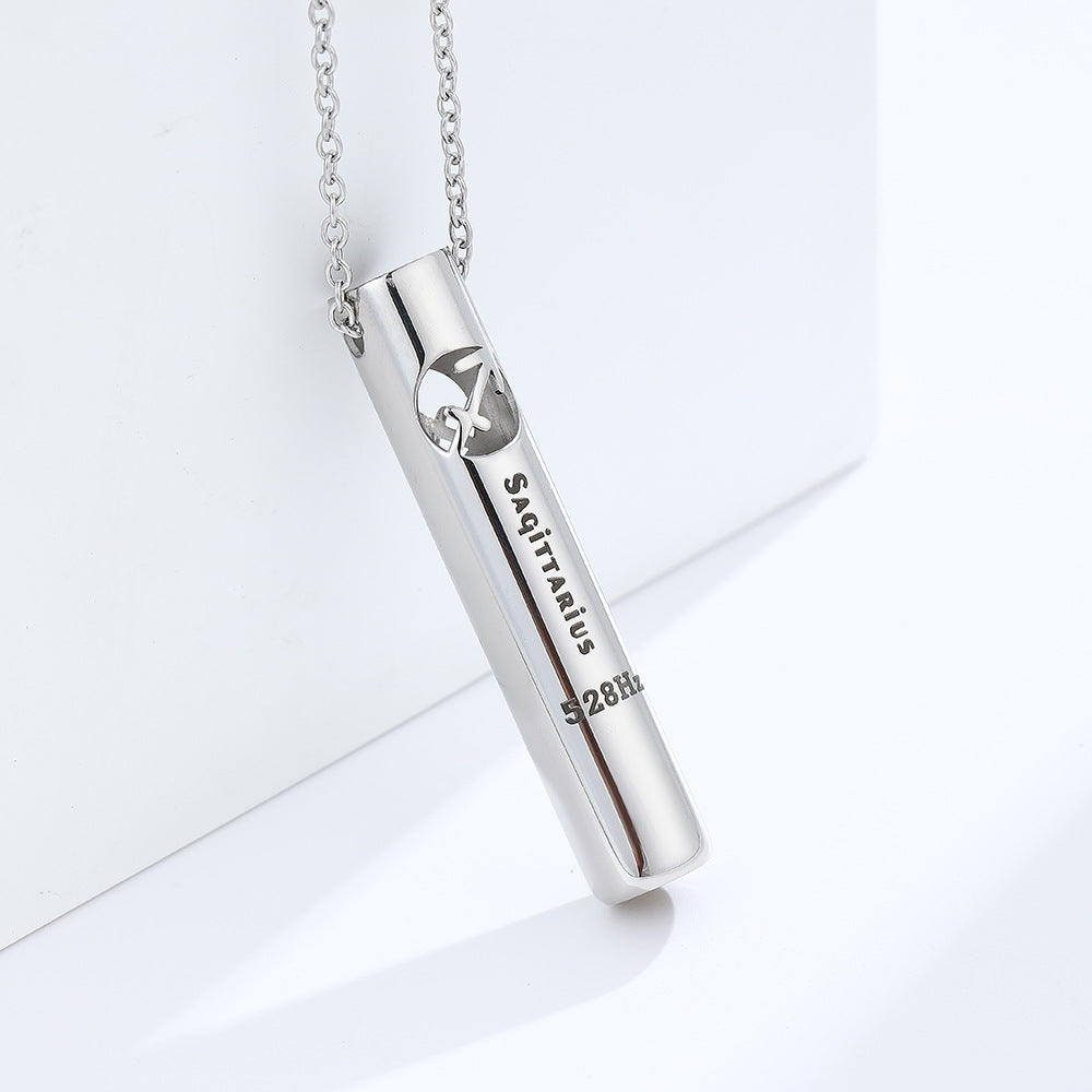 Emergency Rescue Whistle Constellation Meditation Anxiety Necklaces