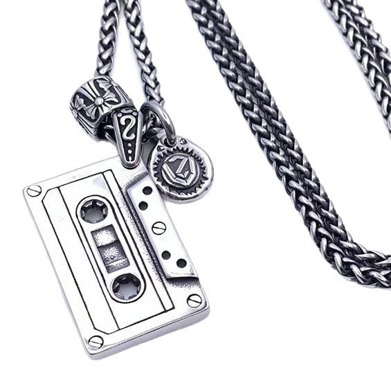 Men's Street Tape Fashion Creative Retro Personalized Hip Hop Necklaces