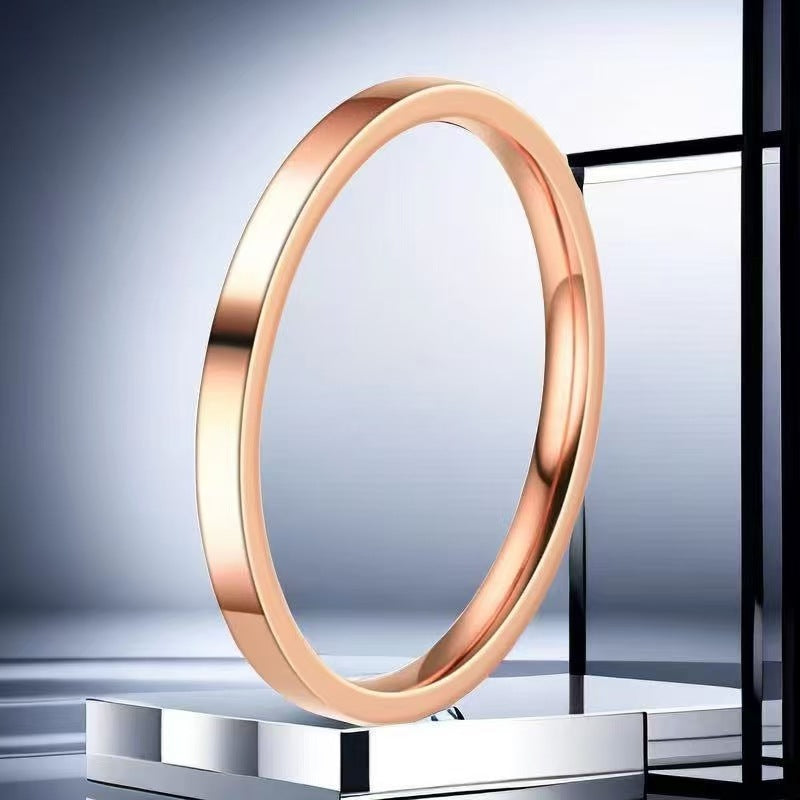 Men's Steel Personalized Trendy Cold Niche Glossy Rings