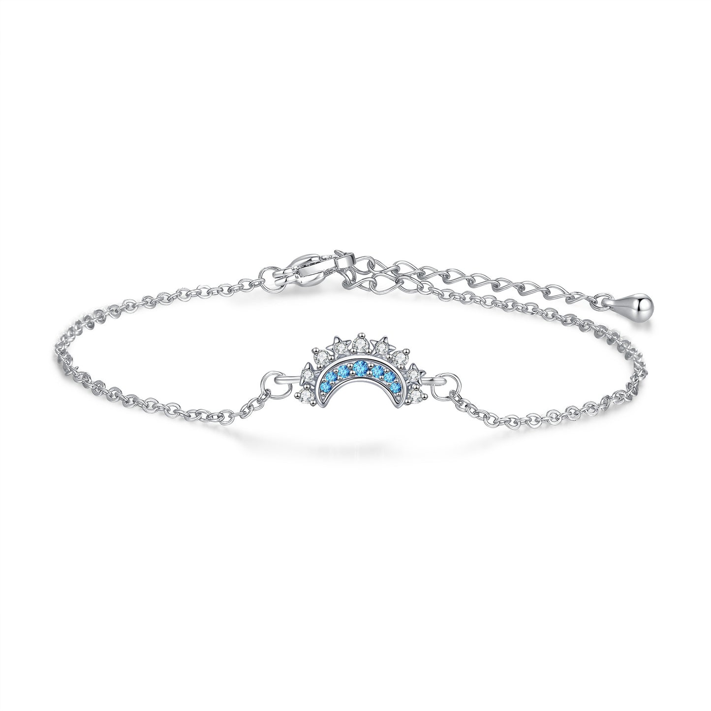 Moon Sun Inlaid Zirconium Couple Popular Fashion Bracelets