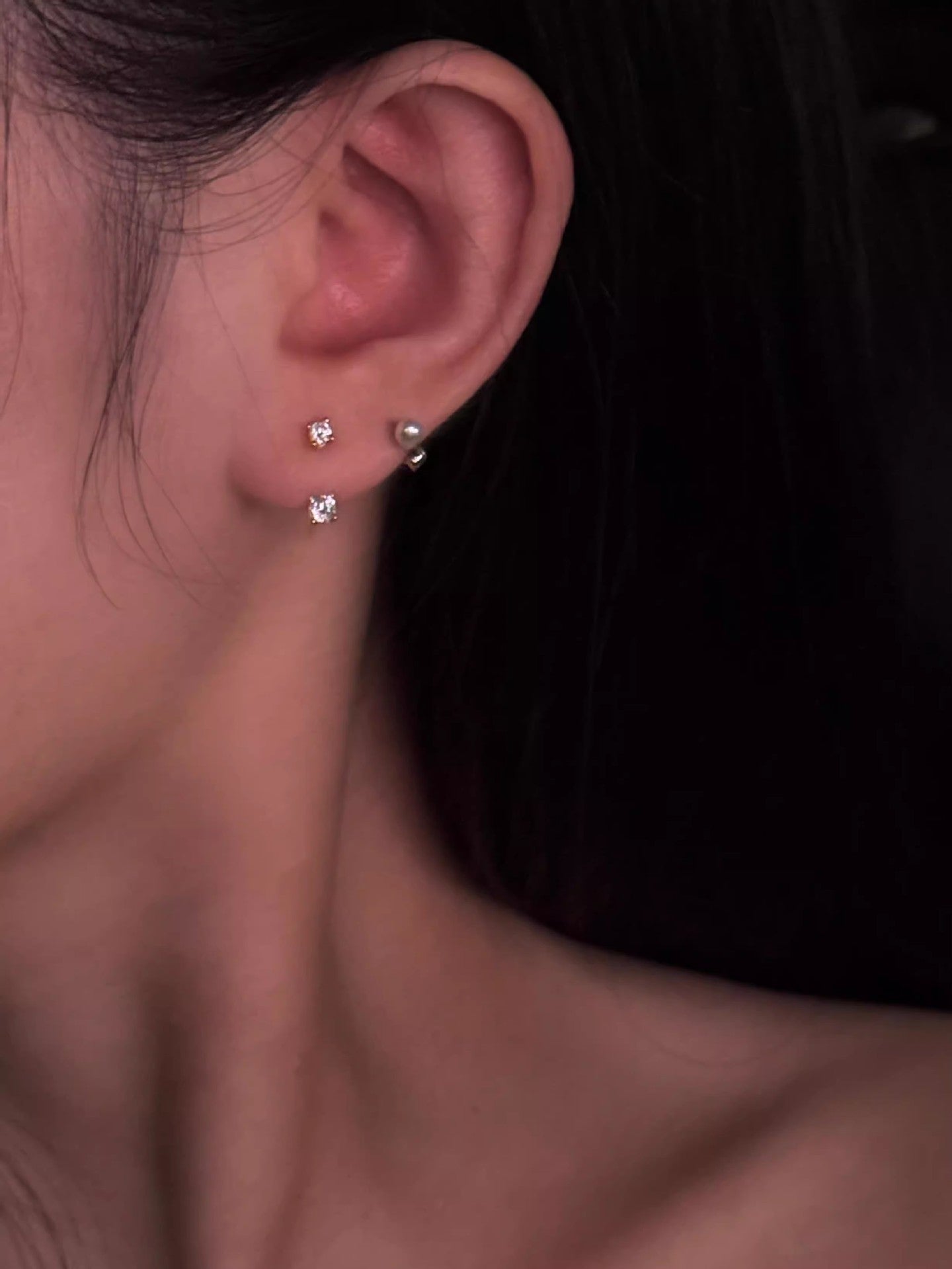 Women's Zircon For Niche Design Premium Super Stud Earrings