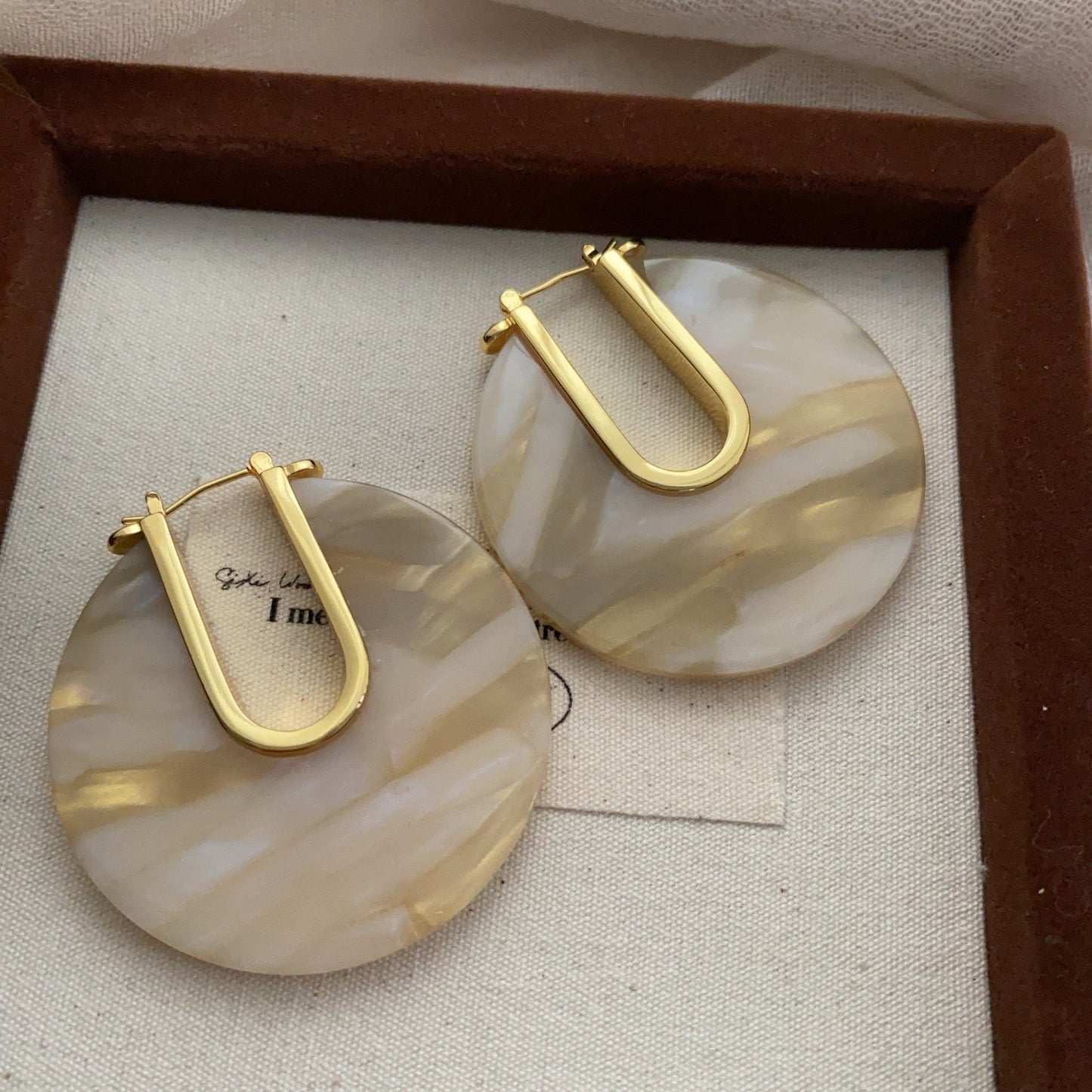 Artsy Semicircle Elegant Wild Candy Color Personalized Earrings