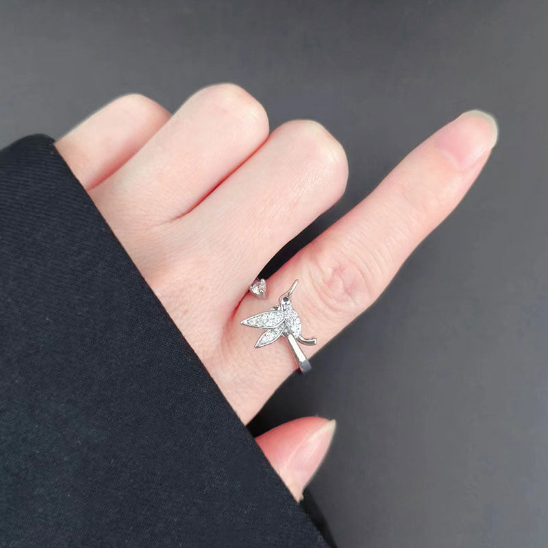 Spinning Female Niche High-grade Smart Bird Ring