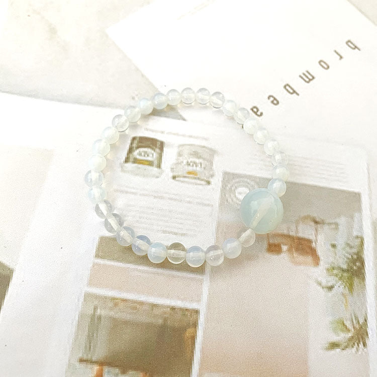 Volcanic Rock White Turquoise Natural Stone Bracelets