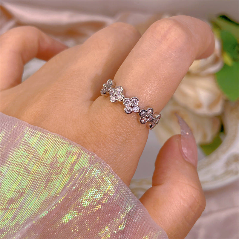 Yuan High-quality Zircon High-grade Color Retaining Open Rings